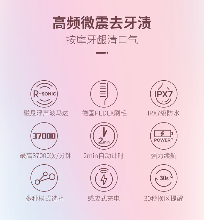 電動(dòng)牙刷參數(shù)